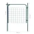 Vidaxl Vrtna ograja 100x100 cm antracitna