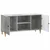 TV ormar Betonska siva 102 x 34,5 x 50 cm Konstruirano drvo
