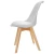 MID.YOU Set Stolov Scandi, Bela, Bukev, 4-Delni