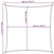 Jedro protiv sunca boje pijeska 3 x 3 m 100 % poliester Oxford