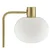 Brilliant - Podna lampa FANNY 1xE27/20W/230V mesing
