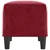 Klupa crvena boja vina 70 x 35 x 41 cm baršunasta