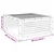Vidaxl Vrtna miza 68x68x30 cm trden akacijev les