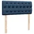 Vidaxl Box spring postelja z vzmetnico modra 120x190 cm blago