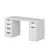 Hanah Home radni sto Alen 150cm 5 Drawer Cabinet, 150 cm, beli