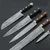 Güde Solingen Santoku nož DAMASCUS, 18 cm, rjava, Güde