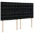 Vidaxl Box spring postelja z vzmetnico črn 200x200 cm blago