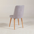 Hanah Home Trpezarijska stolica Vina Sandalye 47x89x46cm Bež-Lavanda