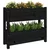 Sadilica crna 77x25x66 cm od masivne borovine