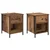 Noćni ormar 2 pcs Staro drvo 40 x 42 x 50 cm Konstruirano drvo