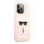Maska Karl Lagerfeld Hc Silicone Karl Head za iPhone 13 Pro Light, Roze