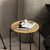Hanah Home Klub sto 46x56x46cm Crno-Bež