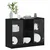 Kreveta Crni hrast 100 x 37 x 75.5 cm