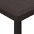Vidaxl Vrtna miza Rjava 350 x 100 x 74 cm poli ratan