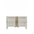 Hanah Home komoda Ayshe 120, 120 cm, bela / travertin / srebrna