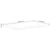 Ploča za radni stol zaobljena 100x80x2,5 cm od drva manga