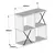 Hanah Home Zidna polica Extra, 60x60x24 cm, Krem