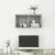 Zidni TV ormarić boja betona 37x37x72 cm od konstruiranog drva