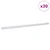Vidaxl Robniki za stopnice 30 pcs srebrna 67 cm Aluminij