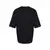 Trendyol Limited Edition Black Oversize Crew Neck Short Sleeve Textured Ottoman T-Shirt