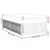 Vidaxl Box spring postelja z vzmetnico krem 120x190 cm blago