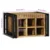 Stalak za vino 2 pcs 46 x 35 x 27,5 cm Čvrsto drvo manga