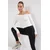 Trendyol Milla Ženska majica Thmss25Ts00004, Krem