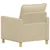 Vidaxl Kavč Krem 76 x 81 x 87,5 cm Blago