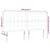 Vidaxl LED posteljno vzglavje črno 160x5x118/128 cm blago