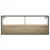 TV ormarić boja hrasta 100x31x39,5 cm konstruirano drvo i metal