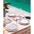Madame Coco Set tanjira za ručavanje Marine, 15 komada, Belo-plavi