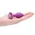 Ouch! Diamond Heart Butt Plug Regular Purple