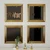 Hanah Home Set 4 ogledala Loza, Zlatno