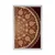 Plakat okrasna Mandala s čipko v bordo barvi - 40x60 no frame
