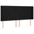 Den Box spring postelja z vzmetnico LED črna 180x200 cm blag