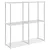 Cijevna polica s pohranom Bijelo 86 x 27 x 90 cm Aluminij