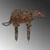 Aberto Design Dekorativna figura Badger -A 01, 32x45 cm, 1.5 mm
