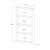 Hanah Home Zidna polica Quatro, 43,2x80x9 cm,