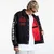 Bomber Jordan Flight Mens Varsity Jacket Black/ Black/ University Red M