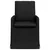 Trpezarijske stolice 2 pcs Crna 57 x 67 x 98 cm tkanina