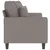 Vidaxl Dvosed taupe 140 cm blago