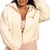 BeastPink Women‘s Bliss Hoodie Jacket Ivory