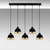 Opviq Luster Yildo-M-7011, 90x17x111cm, IP20, Crno-zlatne boje