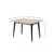 Hanah Home Trpezarijski sto na razvlačenje Dolunay-1285, 100-120 cm, Smeđi
