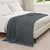 Pokrivači za bacanje 6 pcs Tamno siva 210 x 140 cm Runo