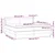 Vidaxl Box spring postelja z vzmetnico bela 200x200 cm umetno usnje