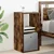 Noćni ormarić s ladicama 2 pcs Dimljeni hrast 35 x 32 x 68,5 cm