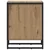 Noćni ormarić 2 pcs Umjetnička hrastovina 39,5 x 30 x 50 cm