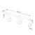 Sollux SL.1508 - Spot svetlo RING 3xGU10/10W/230V crvena