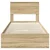 Krevet s od storage Sonoma hrast 90 x 190 cm Konstruirano drvo